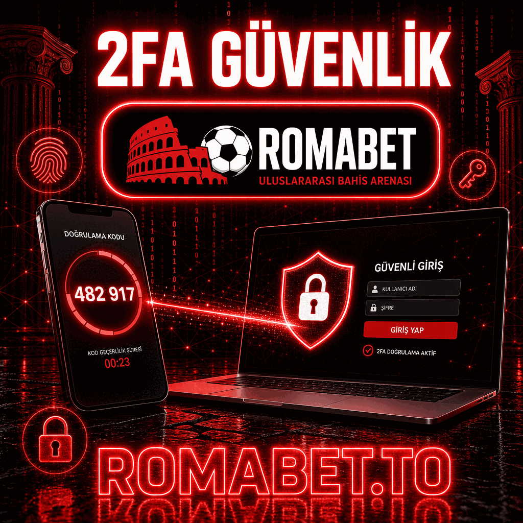 Romabet güvenli oturum açma ve 2FA